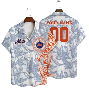 New York Mets Tropical Game Day Hawaiian Shirt