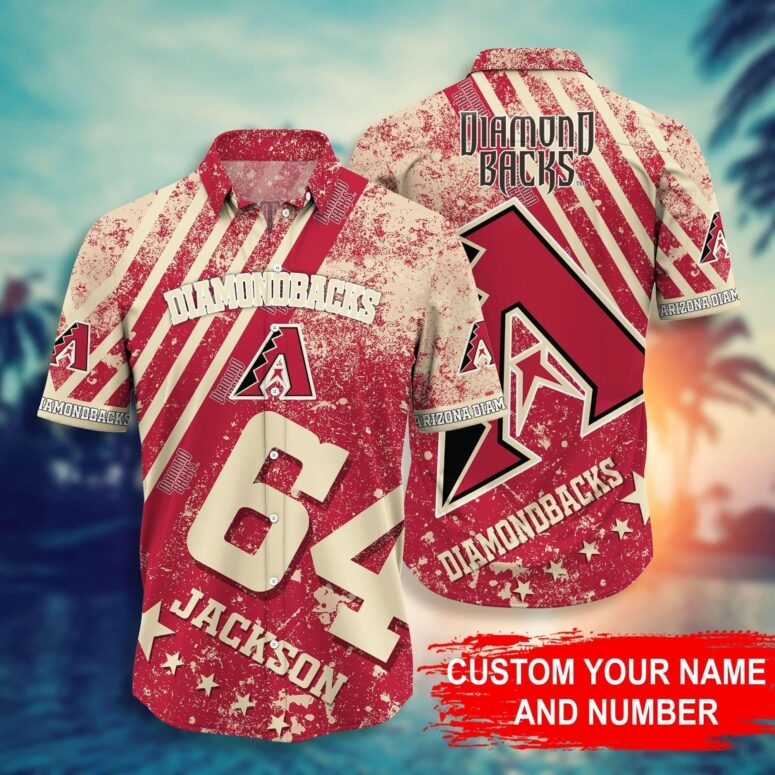 Personalized Arizona Diamondbacks Cactus Grove Hawaiian Shirt