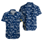 Personalized Indianapolis Colts Coastal Sunset Aloha Shirt