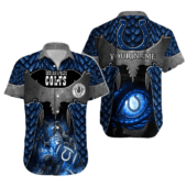 Personalized Indianapolis Colts Grid Iron Paradise Hawaiian Shirt