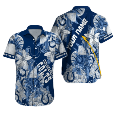 Personalized Indianapolis Colts Indy Breeze Aloha Shirt