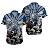 Personalized Indianapolis Colts Indy Pride Paradise Hawaiian Shirt