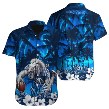 Personalized Indianapolis Colts Island Victory Hawaiian Shirt