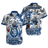 Personalized Indianapolis Colts Tropic Storm Hawaiian Shirt