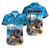 Personalized Las Vegas Raiders Beach Blitz Hawaiian Shirt