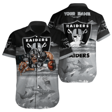 Personalized Las Vegas Raiders Ocean Fury Hawaiian Shirt