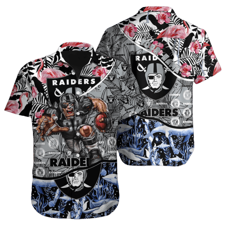 Personalized Las Vegas Raiders Oceanic Jungle Hawaiian Shirt