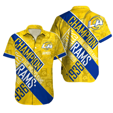 Personalized Los Angeles Rams Champion Legacy Hawaiian Shirt