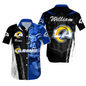 Personalized Los Angeles Rams Fierce Champion Hawaiian Shirt