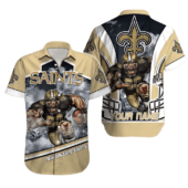 Personalized New Orleans Saints Gridiron Beast Hawaiian Shirt