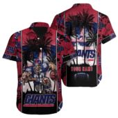 Personalized New York Giants Sunset Blitz Hawaiian Shirt