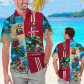 Personalized Tampa Bay Baby Yoda Power Play Hawaiian Shirt