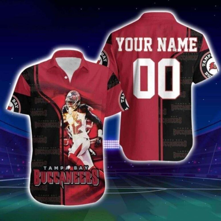 Personalized Tampa Bay Buccaneers Legend Tom Brady Running Hawaiian Shirt