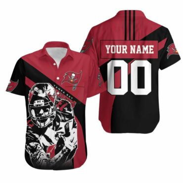 Personalized Tampa Bay Buccaneers Mike Evans Hawaiian Shirt