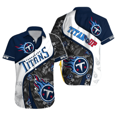 Personalized Tennessee Titans Dynamic Wave Hawaiian Shirt