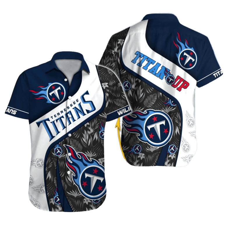 Personalized Tennessee Titans Dynamic Wave Hawaiian Shirt