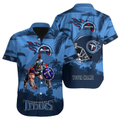 Personalized Tennessee Titans Island Defender Hawaiian Shirt