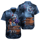 Personalized Tennessee Titans Island Warrior Hawaiian Shirt