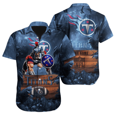 Personalized Tennessee Titans Island Warrior Hawaiian Shirt