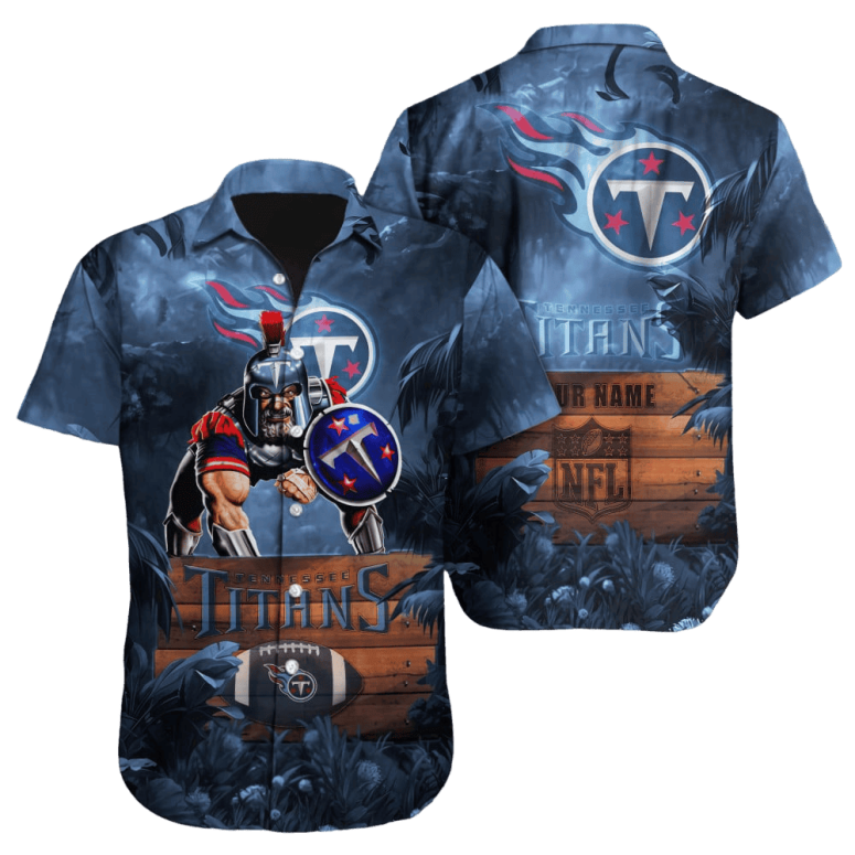 Personalized Tennessee Titans Island Warrior Hawaiian Shirt