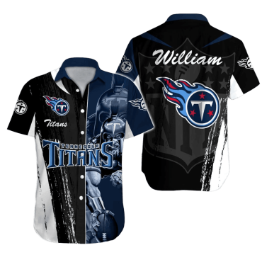 Personalized Tennessee Titans Shadow Clash Hawaiian Shirt