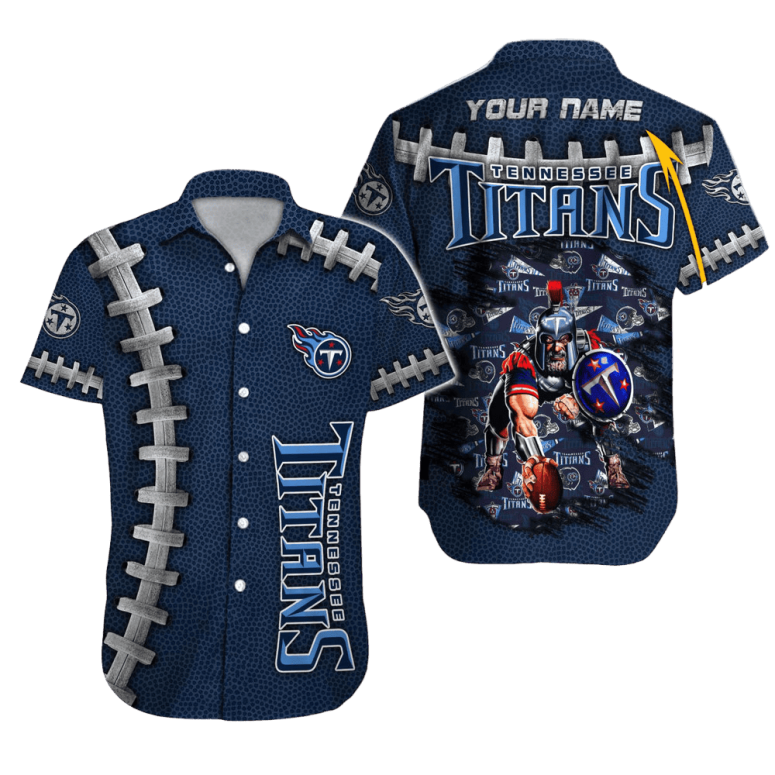 Personalized Tennessee Titans Stitched Glory Hawaiian Shirt
