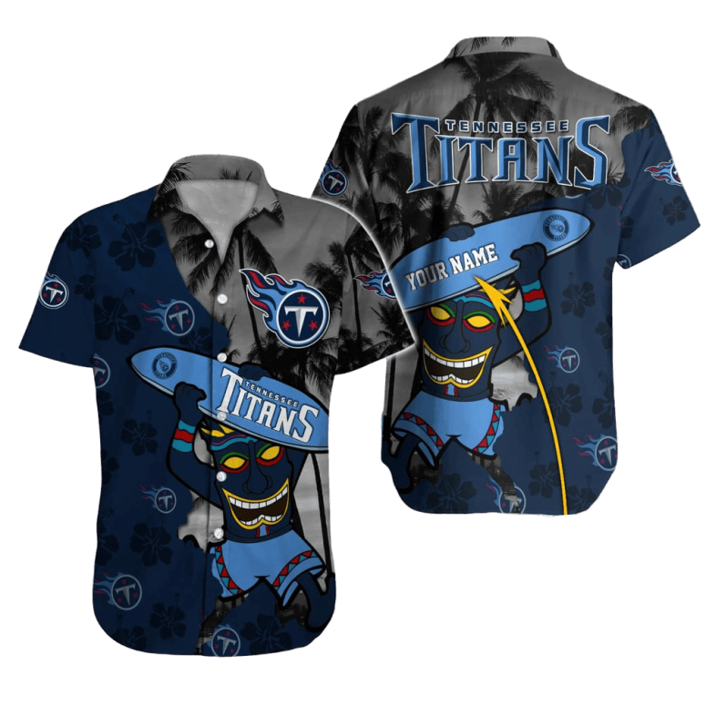 Personalized Tennessee Titans Tiki Spirit Hawaiian Shirt