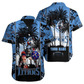 Personalized Tennessee Titans Warrior Nights Hawaiian Shirt