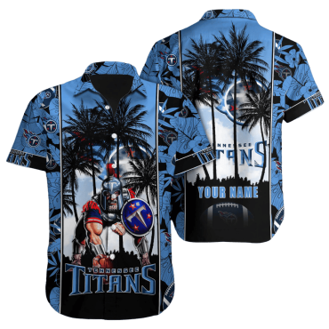 Personalized Tennessee Titans Warrior Nights Hawaiian Shirt