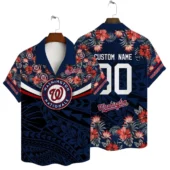 Personalized Washington Nationals Oceanic Dream Hawaiian Shirt - TeeAloha