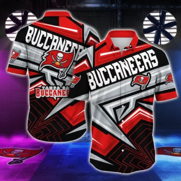 Tampa Bay Buccaneers Coastal Buccaneer Hawaiian Shirt