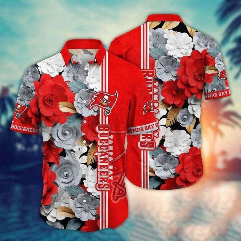 Tampa Bay Buccaneers Fierce Flow Hawaiian Shirt