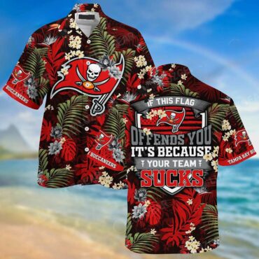 Tampa Bay Buccaneers If This Flag Offends You It’s Because You Team Sucks Hawaiian Shirt