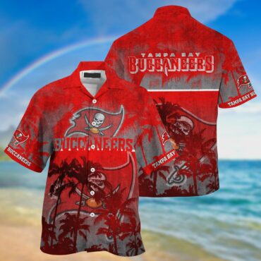 Tampa Bay Buccaneers Pirate Cove Hawaiian Shirt