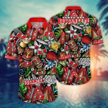 Tampa Bay Buccaneers Tropical Buccaneers Hawaiian Shirt