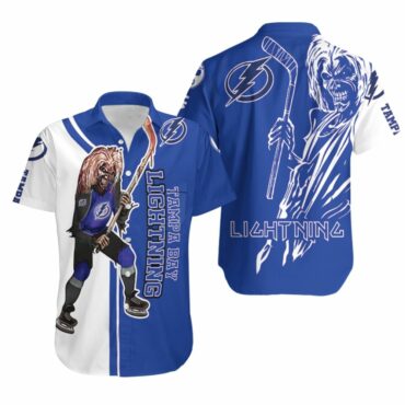 Tampa Bay Lightning And Zombie For Fan Hawaiian Shirt