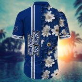 Tampa Bay Lightning Beachside Blaze Hawaiian Shirt Back - TeeAloha