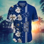 Tampa Bay Lightning Beachside Blaze Hawaiian Shirt Front - TeeAloha