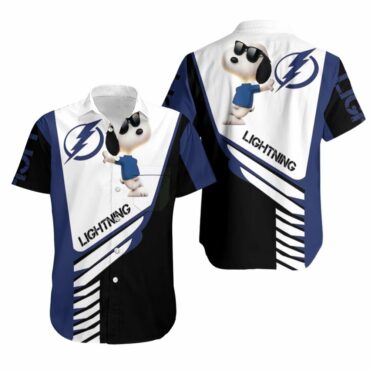 Tampa Bay Lightning Snoopy For Lover Hawaiian Shirt