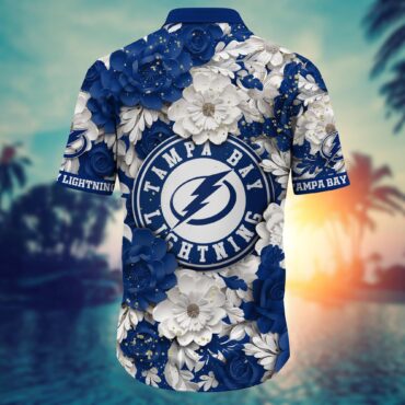 Tampa Bay Lightning Storm Surge Hawaiian Shirt