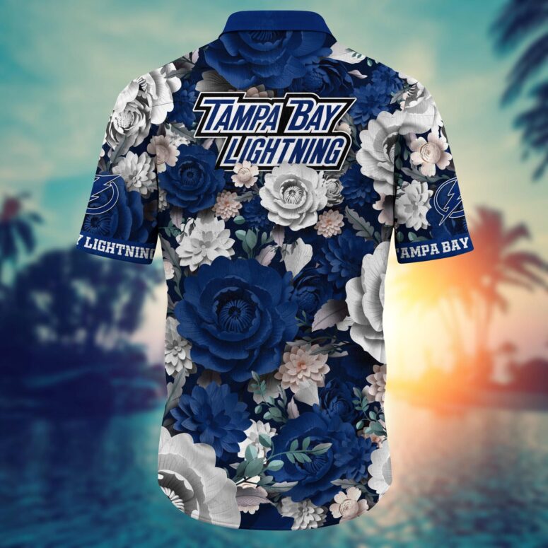 Tampa Bay Lightning Sunset Surge Hawaiian Shirt