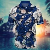 Tampa Bay Lightning Sunset Surge Hawaiian Shirt Front - TeeAloha