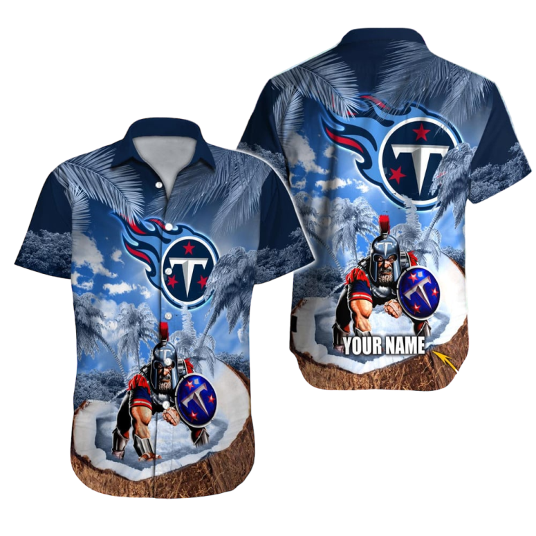 Tennessee Titans Coconut Warrior Hawaiian Shirt