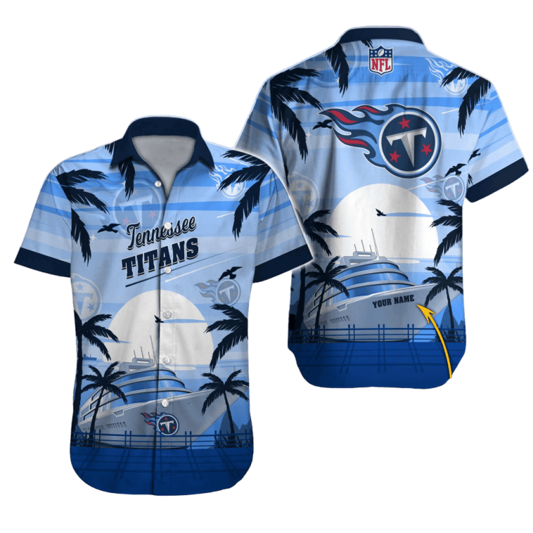Tennessee Titans Sunset Cruise Hawaiian Shirt