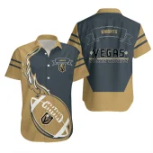 Vegas Golden Knights Gridiron Glory Hawaiian Shirt - TeeAloha