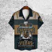 Vegas Golden Knights Historic Champions Hawaiian Shirt Front - TeeAloha