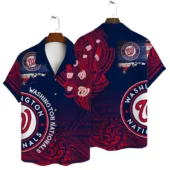 Washington Nationals Beachfront Bliss Hawaiian Shirt - TeeAloha