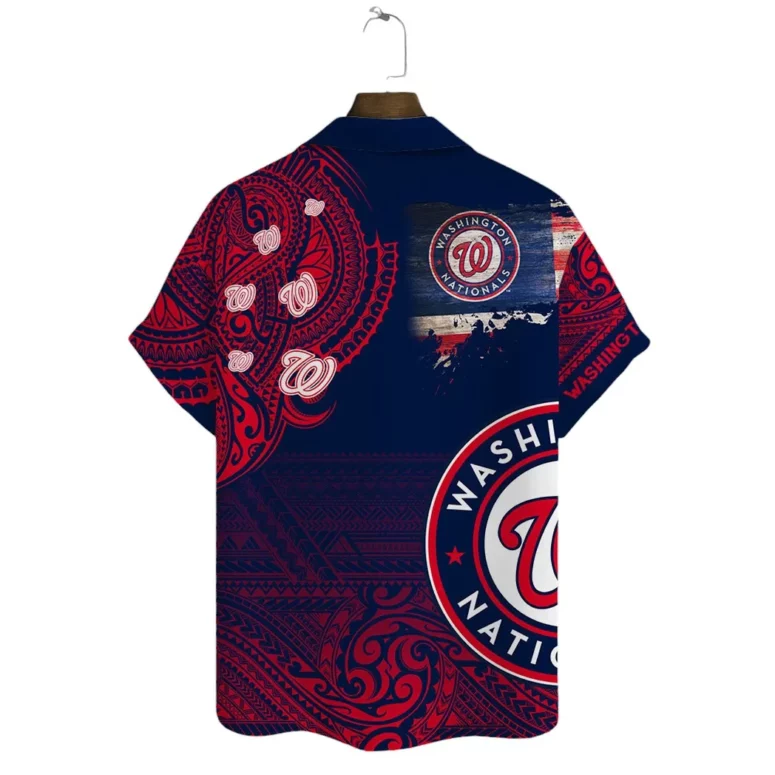 Washington Nationals Beachfront Bliss Hawaiian Shirt