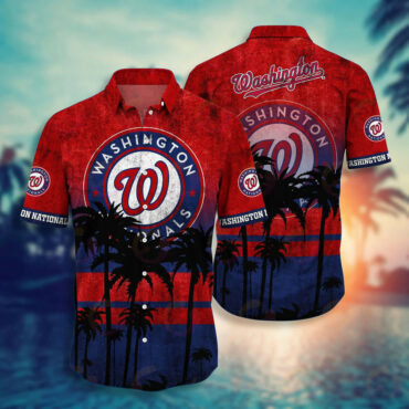 Washington Nationals Capital Paradise Hawaiian Shirt