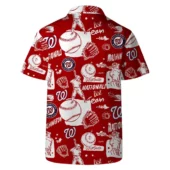 Washington Nationals Coastal Escape Hawaiian Shirt Back - TeeAloha